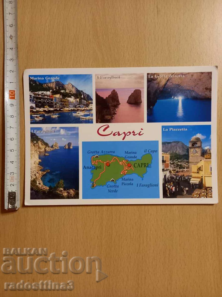 Carte poștală Capri Carte poștală Capri