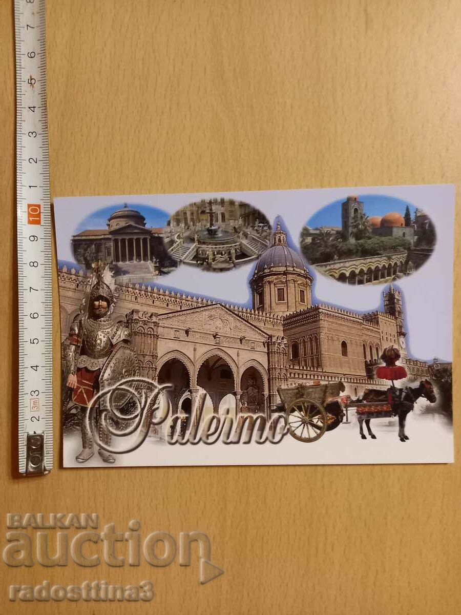 Postcard Palermo Italy Postcard Palermo Italy