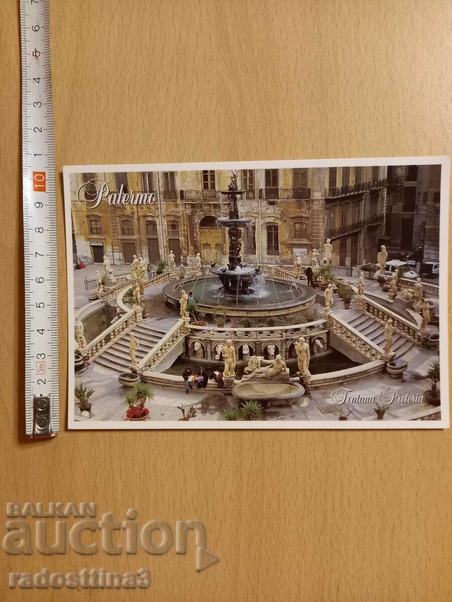 Καρτ ποστάλ Παλέρμο Ιταλίας Καρτ ποστάλ Παλέρμο Ιταλίας
