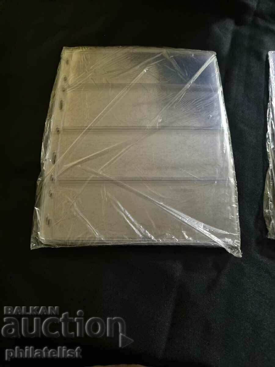 Auction Schulz spare sheets for 1 banknote 245x180 mm / op.10 pcs / Auction Schulz spare sheets for 1 banknote 245x180 mm / op.10 pcs /