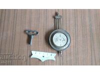 PENDULUM SIGN AND KEY FOR JUNGHANS WALL CLOCK