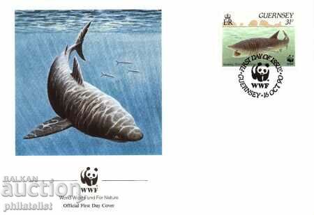 Guernsey 1990 4 Piece FDC Complete Series - WWF with price 3.00 BGN | € 1.53