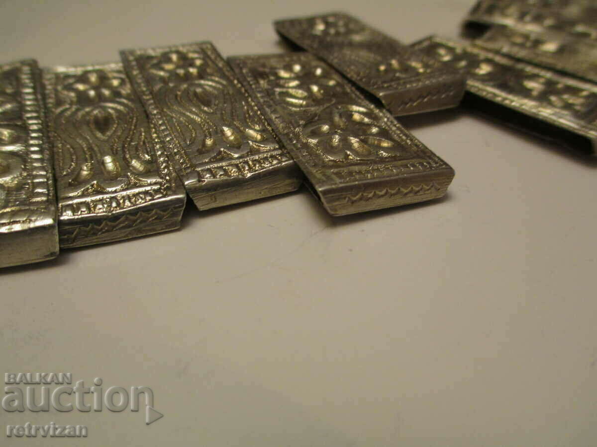 Vazrozhdensky Silver belt-559g 40+22 links with price 839.00 BGN | € 428.97