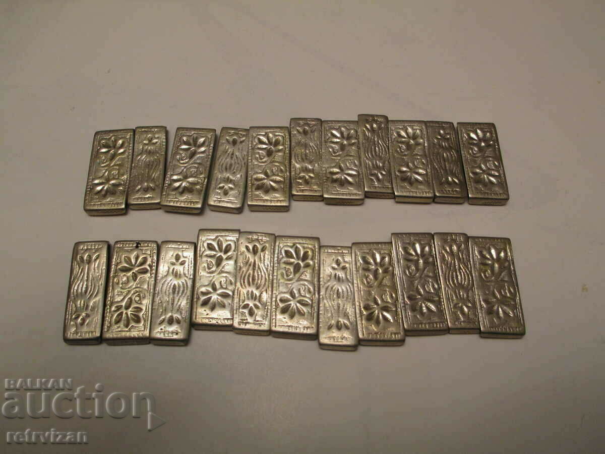 Vazrozhdensky Silver belt-559g 40+22 links - 5