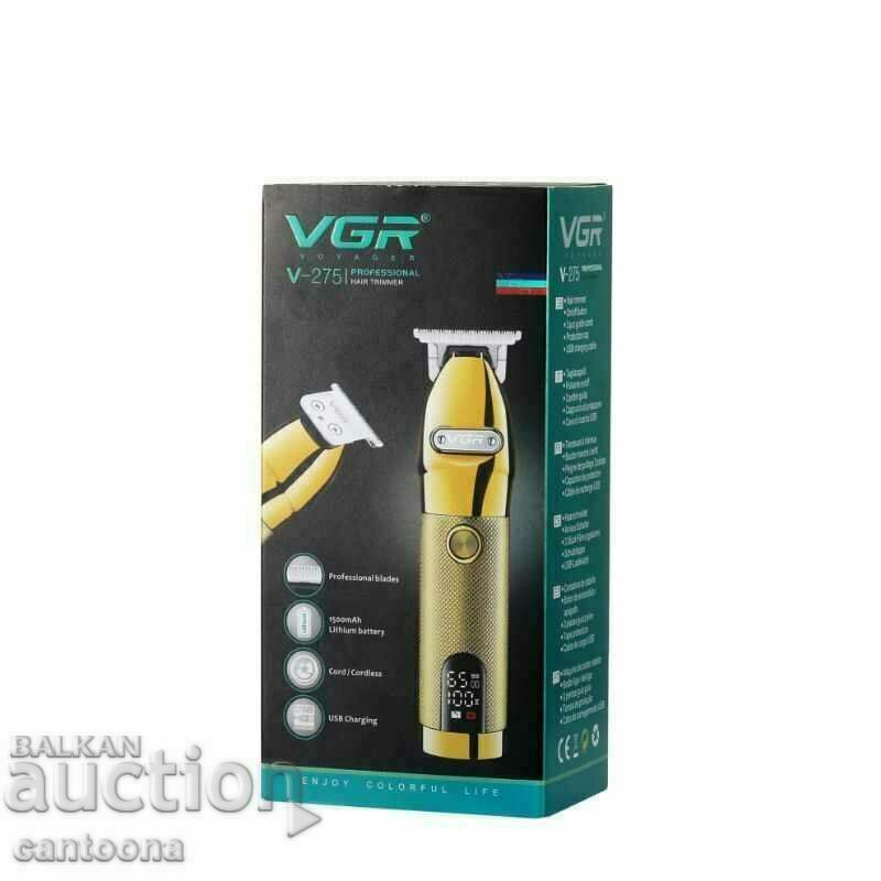 New model clipper VGR 275, battery, USB with price 36.99 BGN | € 18.91 New model clipper VGR 275, battery, USB with price 36.99 BGN | € 18.91