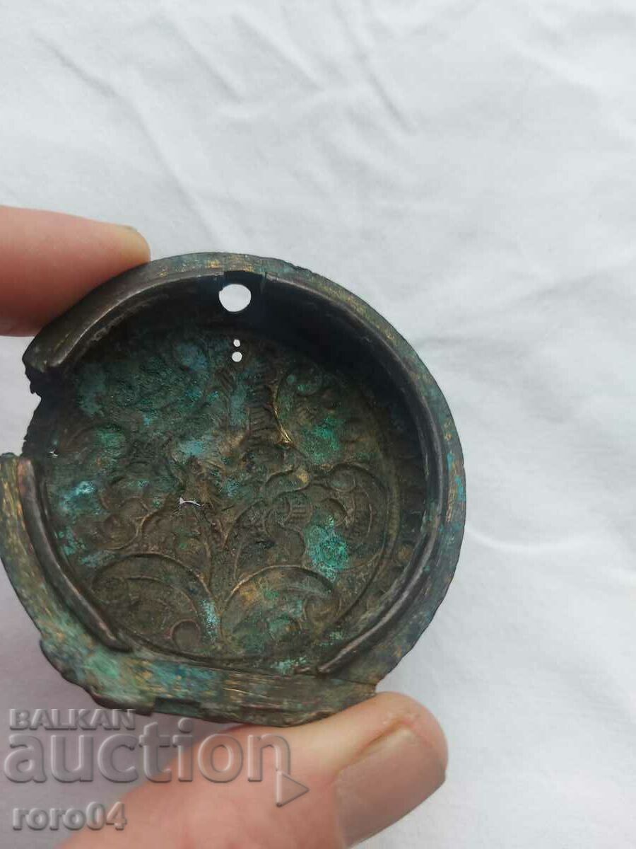 LID - GOLD PLATED - POCKET WATCH - 5 LID - GOLD PLATED - POCKET WATCH - 5