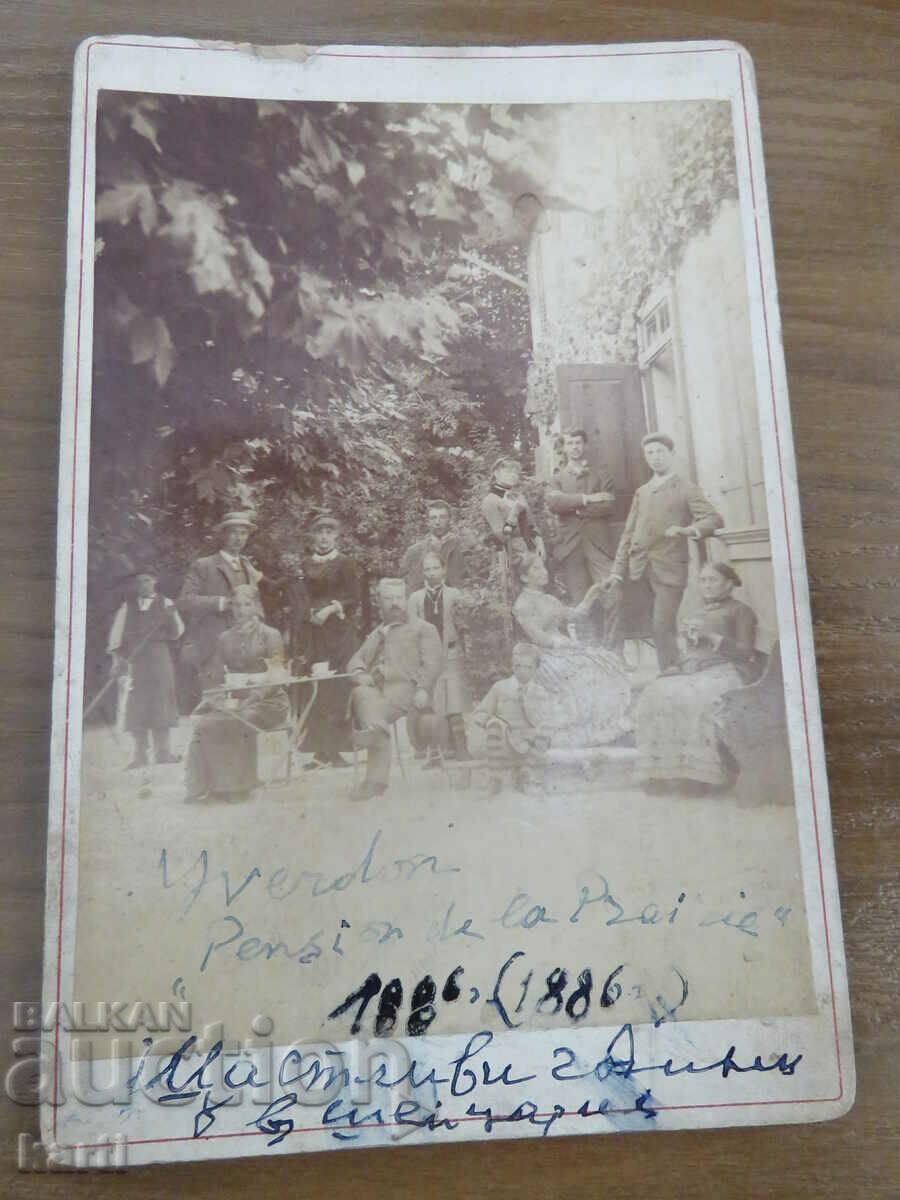 1886 - OLD PHOTO - CARDBOARD