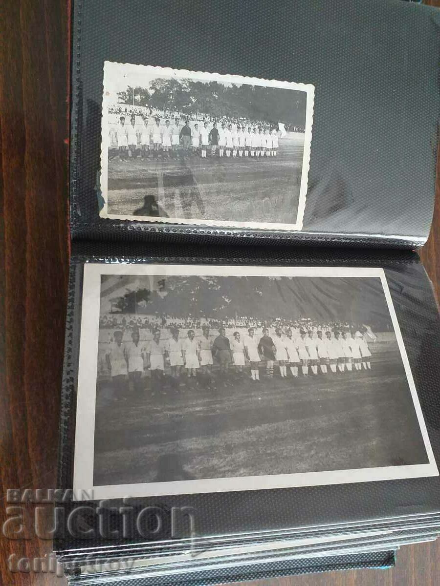 2 photos of Spartak Varna original and reproduction