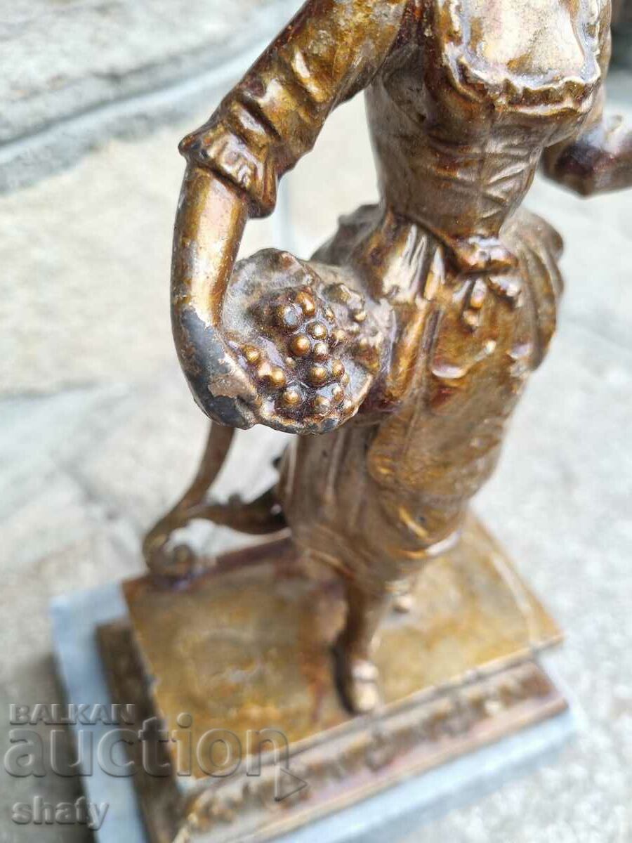 Auction Old metal statue. Figure Auction Old metal statue. Figure