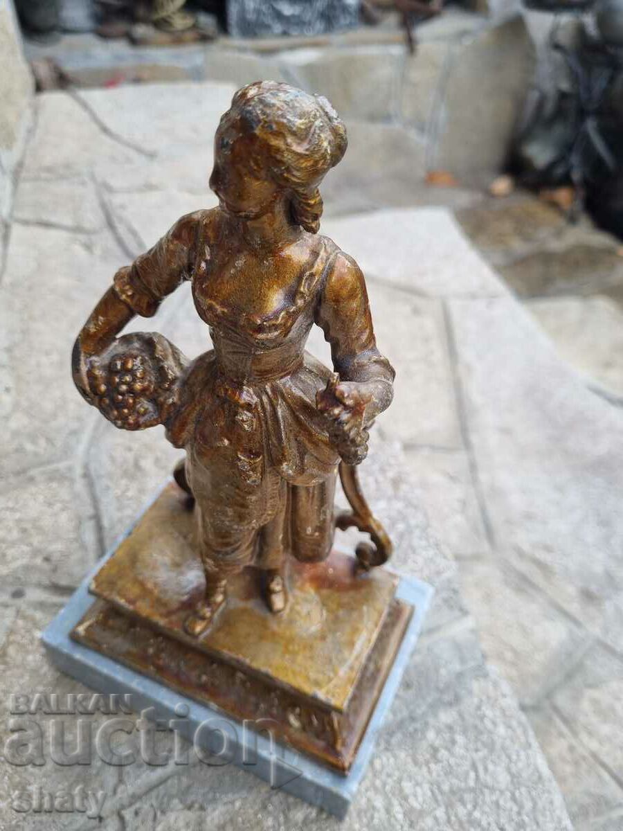 Old metal statue. Figure - 7 Old metal statue. Figure - 7