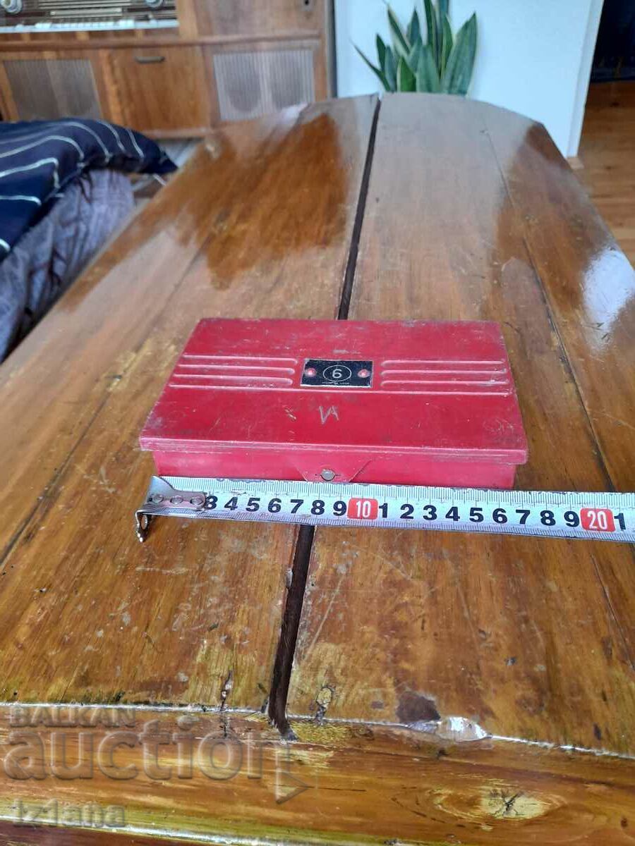 An old box with a set of metal letters and numbers with price 55.00 BGN | € 28.12 An old box with a set of metal letters and numbers with price 55.00 BGN | € 28.12