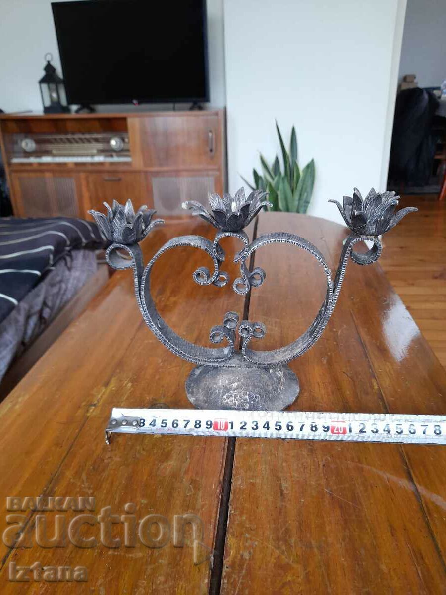 Auction Old candle holder Auction Old candle holder