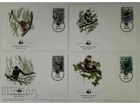 Vietnam 1987 - 4 issues FDC Complete series - WWF