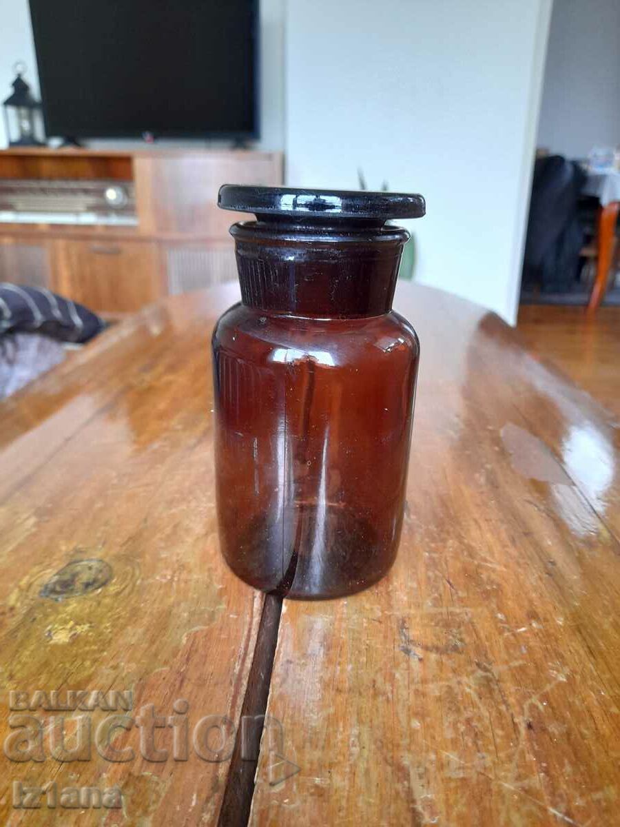 Old apothecary bottle, jar Old apothecary bottle, jar