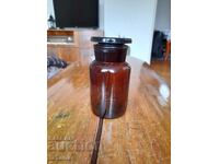 Sticla veche de farmacie, borcan