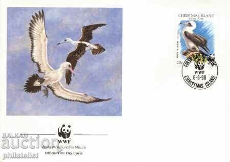 Auction Nativity Island 1990 - 4 issues FDC Complete series - WWF Auction Nativity Island 1990 - 4 issues FDC Complete series - WWF