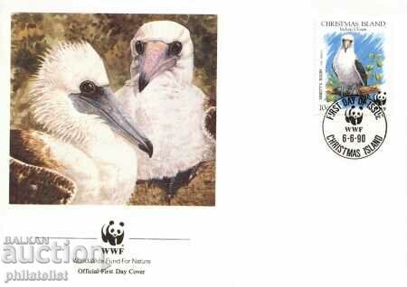 Nativity Island 1990 - 4 issues FDC Complete series - WWF