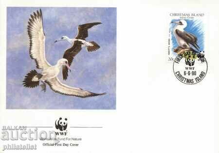 Auction Nativity Island 1990 - 4 issues FDC Complete series - WWF Auction Nativity Island 1990 - 4 issues FDC Complete series - WWF