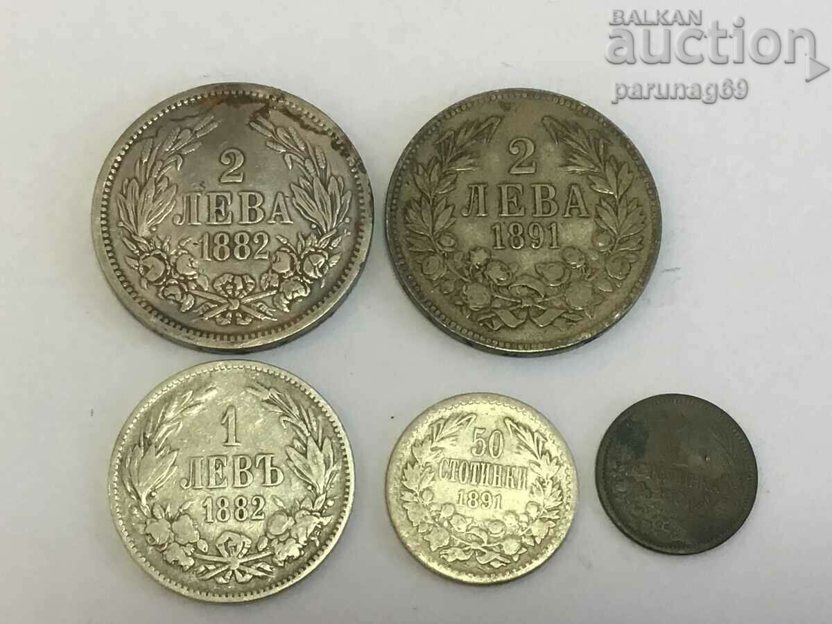 България III Българско царство 1882,1891,1901  лот 5  (L.99)