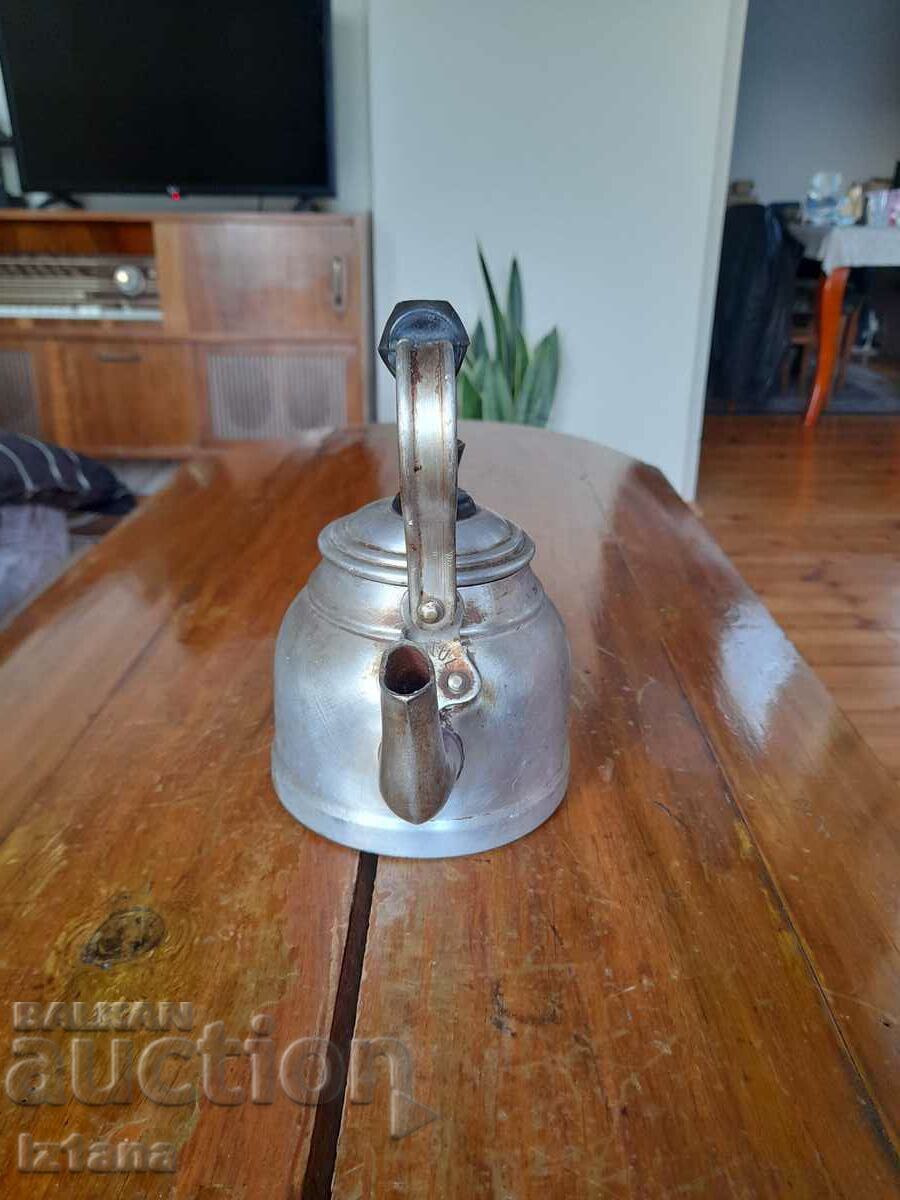Old aluminum teapot with price 22.00 BGN | € 11.25 Old aluminum teapot with price 22.00 BGN | € 11.25