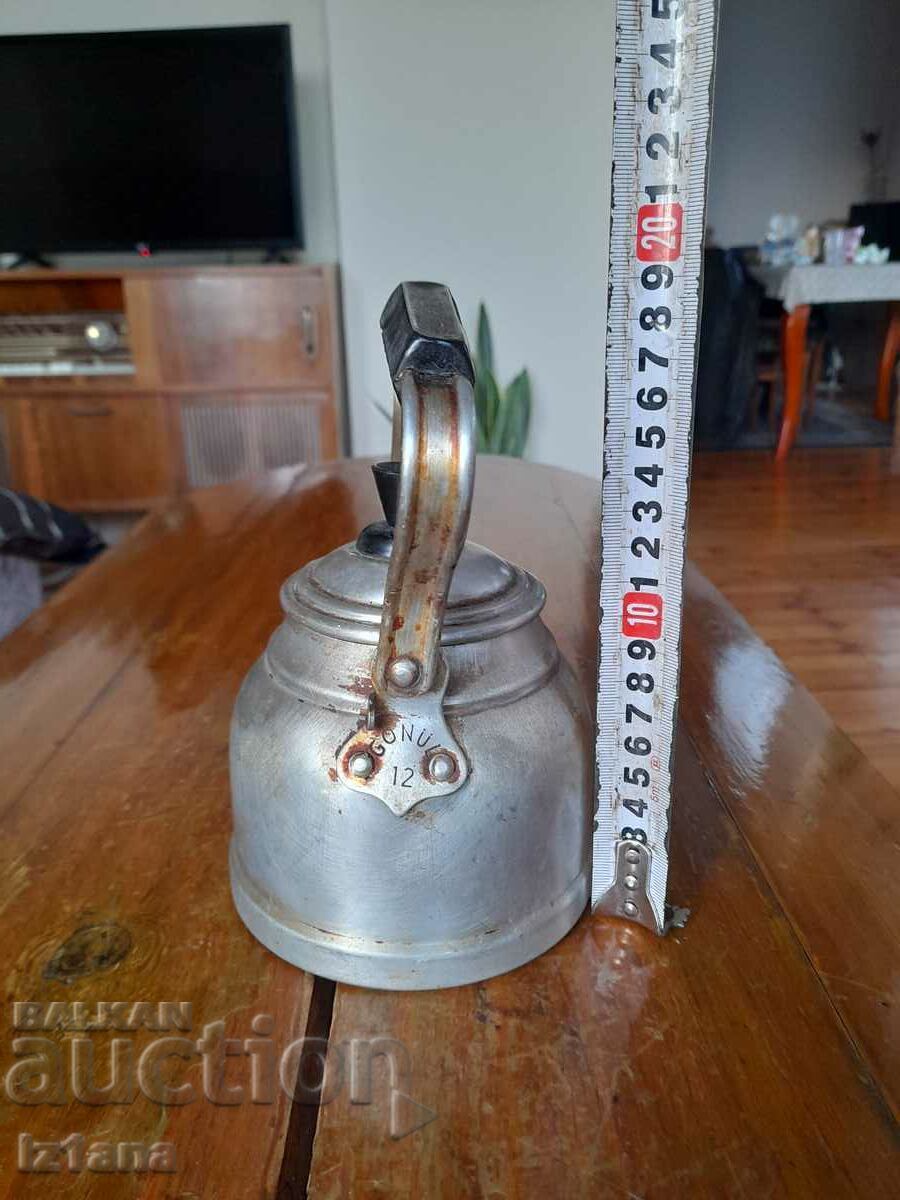 Delivery of Old aluminum teapot Delivery of Old aluminum teapot