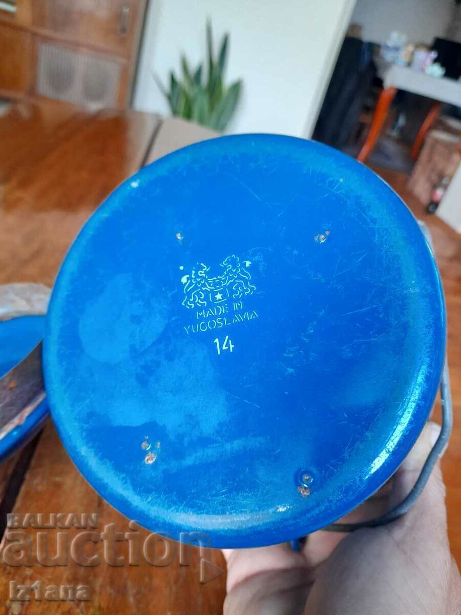 Old enameled saucepan - 6 Old enameled saucepan - 6