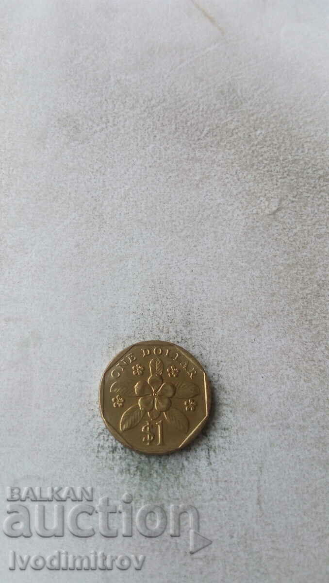 Сингапур 1 долар 2010
