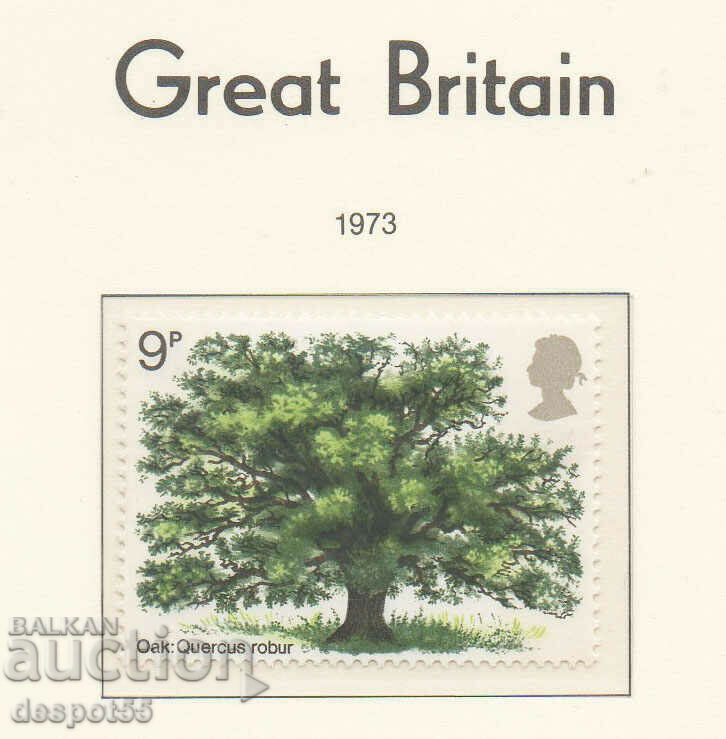 1973. Великобритания. Година на засаждане на дървета.