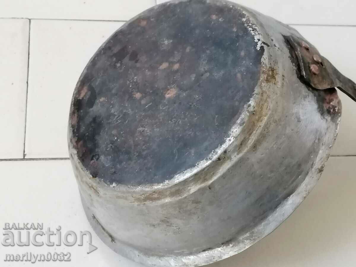 Παλιά κατσαρόλα χαλκού, χαλκού, δίσκος, δοχείο χαλκού - 6 Παλιά κατσαρόλα χαλκού, χαλκού, δίσκος, δοχείο χαλκού - 6