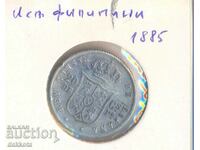 Filipine spaniole 20 de centi 1885
