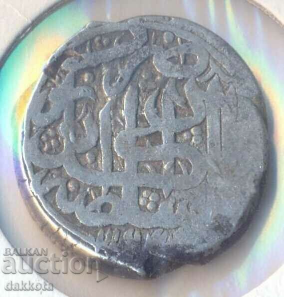Afghanistan Kabul Rupee 1877 Sher Ali 9.13gr with price € 40.00 | 78.23 BGN