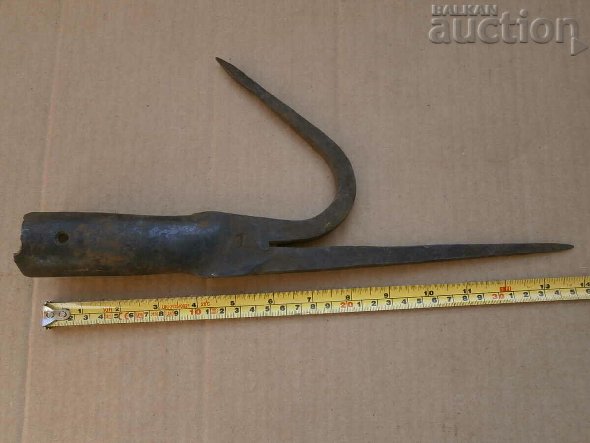 Old forged hook claw claw primitive - 5 Old forged hook claw claw primitive - 5