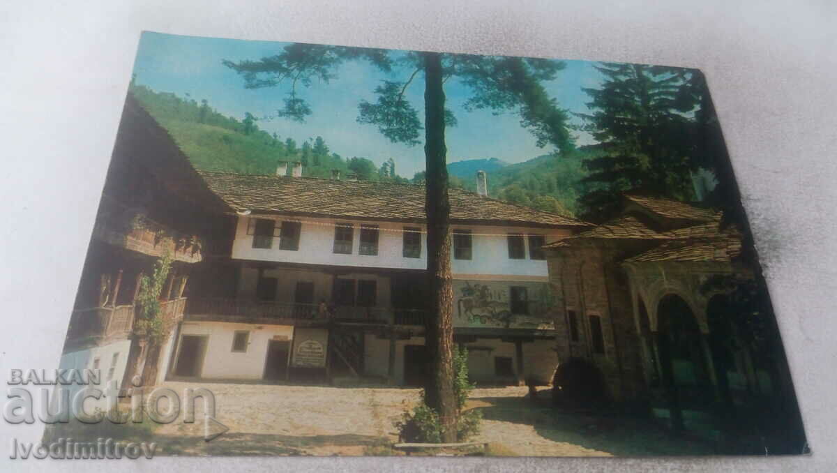 Пощенска картичка Троянски манастир Източното крило 1975