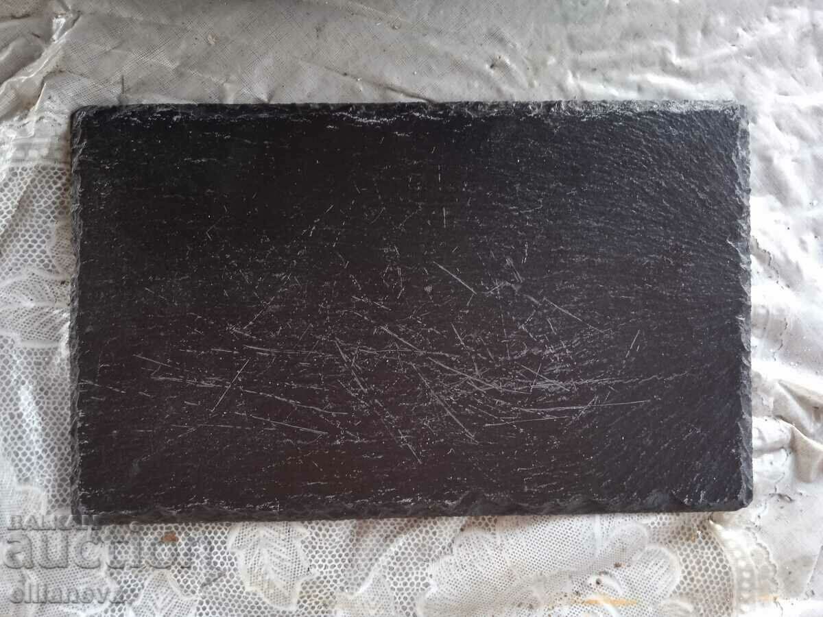 Stone serving plate 30*20cm with price 8.00 BGN | € 4.09 Stone serving plate 30*20cm with price 8.00 BGN | € 4.09