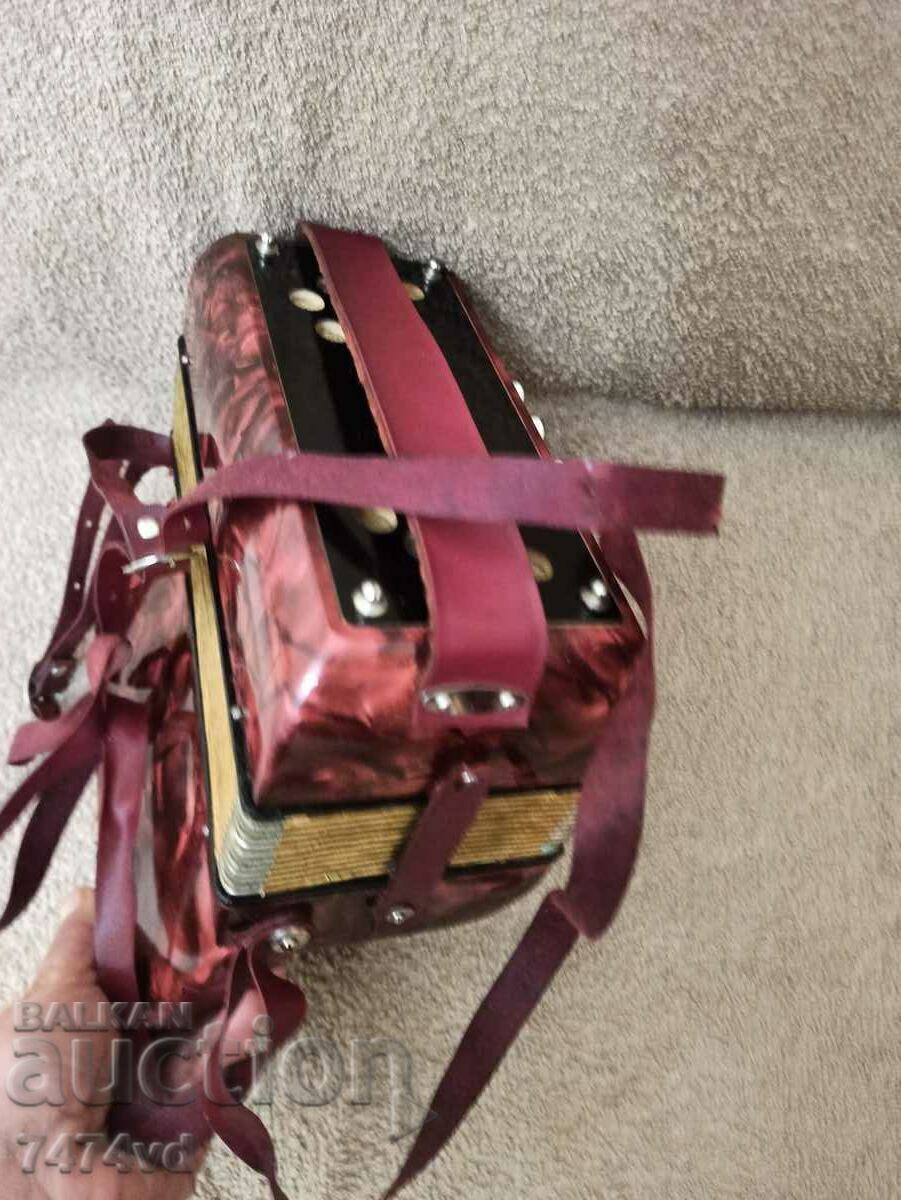 EXTREMELY RARE MINI ACCORDION HOHNER MIGNON 1-8 BASS - 7 EXTREMELY RARE MINI ACCORDION HOHNER MIGNON 1-8 BASS - 7