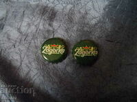 2 caps Zagorka