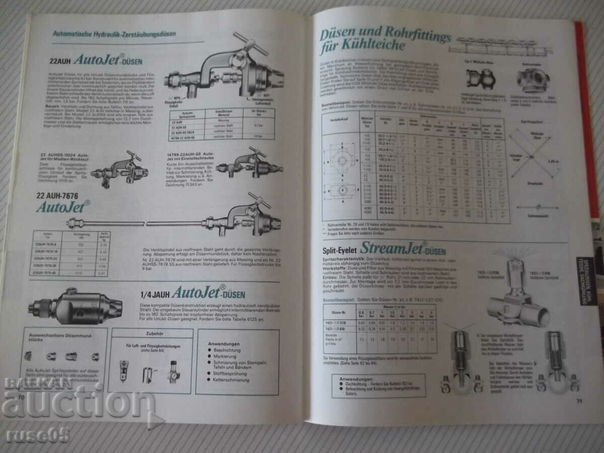 Book "Spraying Systems - M 27 G" - 86 pages. - 6 Book "Spraying Systems - M 27 G" - 86 pages. - 6