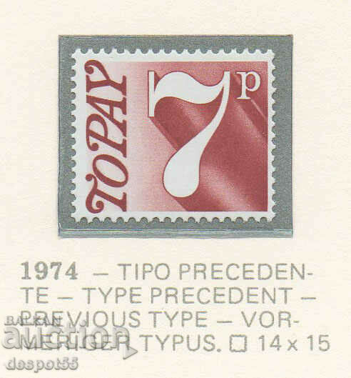 Delivery of 1970-74. Great Britain. Digital brands. New design.