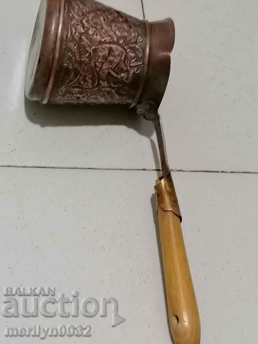 Copper plastic, copper cezve, art coffee pot - 6 Copper plastic, copper cezve, art coffee pot - 6