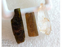 LOT SCAPOLITE AND GREEN TOURMALINE - (500)