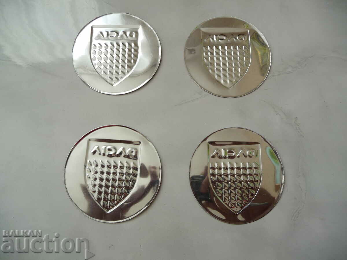 Auction  4 Dacia Dacia emblems, metal alloy wheels, alloy steering wheel