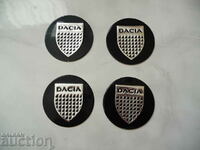 4 Dacia Dacia emblems, metal alloy wheels, alloy steering wheel