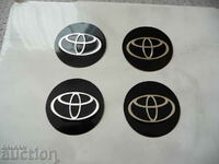 4 Toyota emblems Toyota metal alloy wheels alloy steering wheel