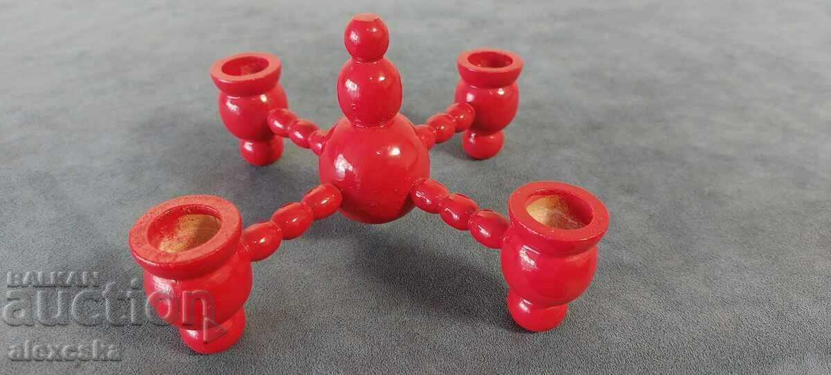 An old wooden candleholder - 5 An old wooden candleholder - 5