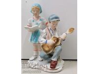 Porcelain figures, figure, statuette, porcelain, plastic