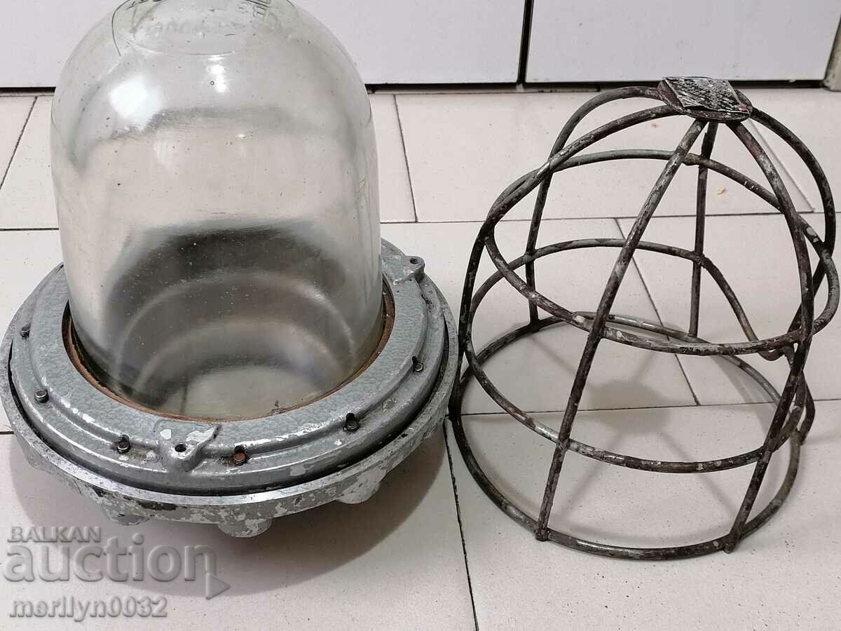 Old industrial anti-explosion lamp from underground mine NRB with price 67.00 BGN | € 34.26 Old industrial anti-explosion lamp from underground mine NRB with price 67.00 BGN | € 34.26