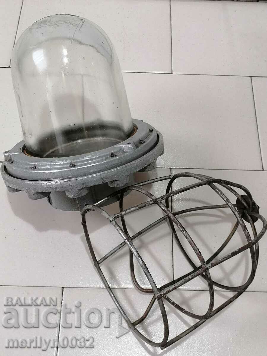 Auction Old industrial anti-explosion lamp from underground mine NRB Auction Old industrial anti-explosion lamp from underground mine NRB