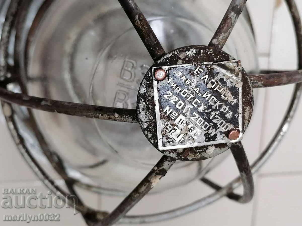 Old industrial anti-explosion lamp from underground mine NRB - 6 Old industrial anti-explosion lamp from underground mine NRB - 6