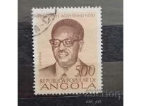 Postage stamp - Angola, 1976, Agostino Neto