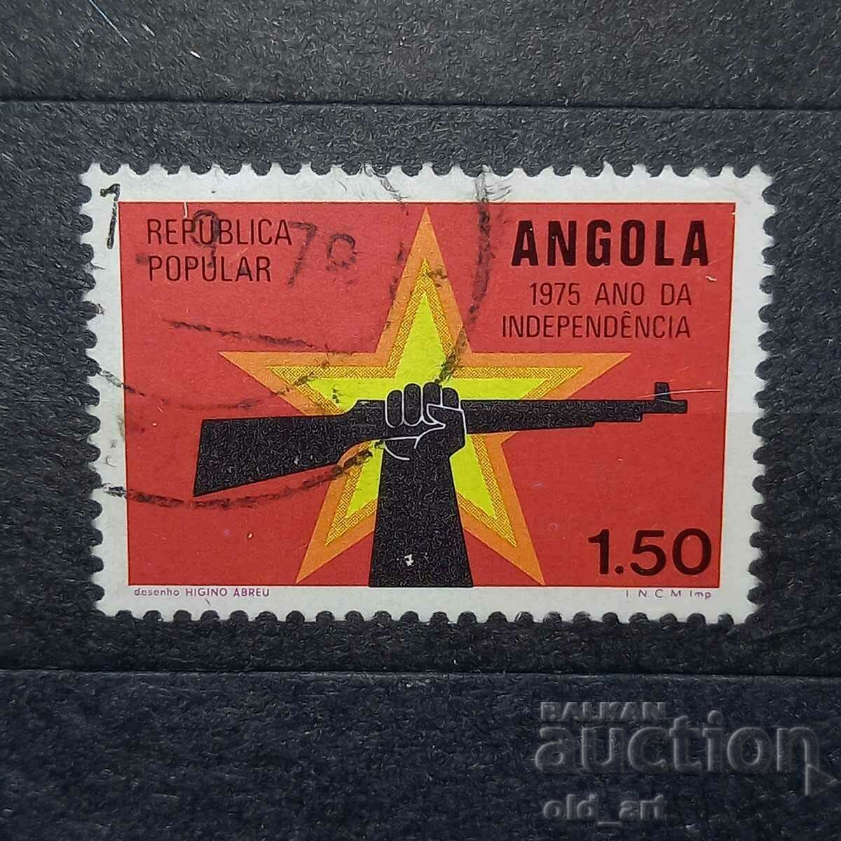 Timbr poștal - Angola, 1975, Anul Independenței
